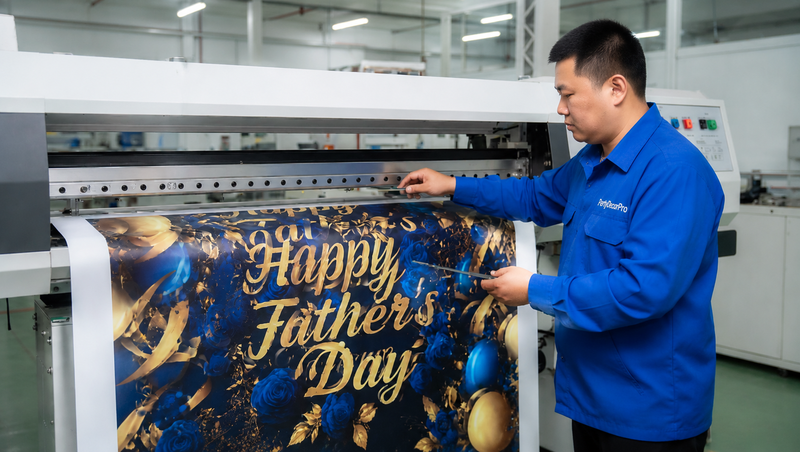 happy father s day banner Manufacturing Process 