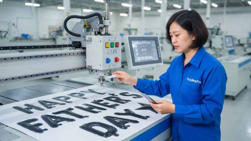 happy fathers day balloons Manufacturing Process 