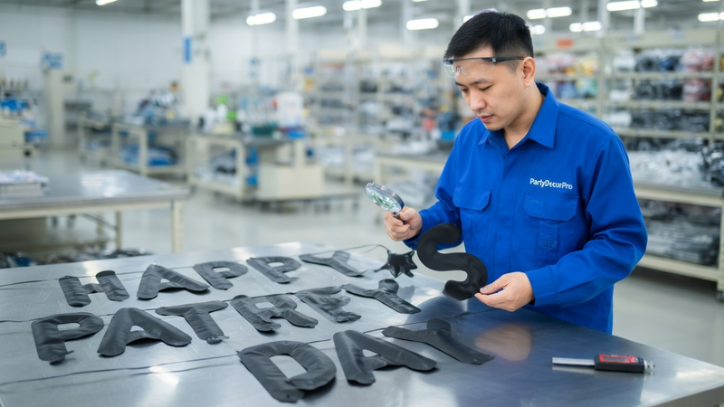 happy fathers day balloons Manufacturing Process 