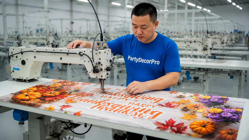 happy thanksgiving banner Manufacturing Process 