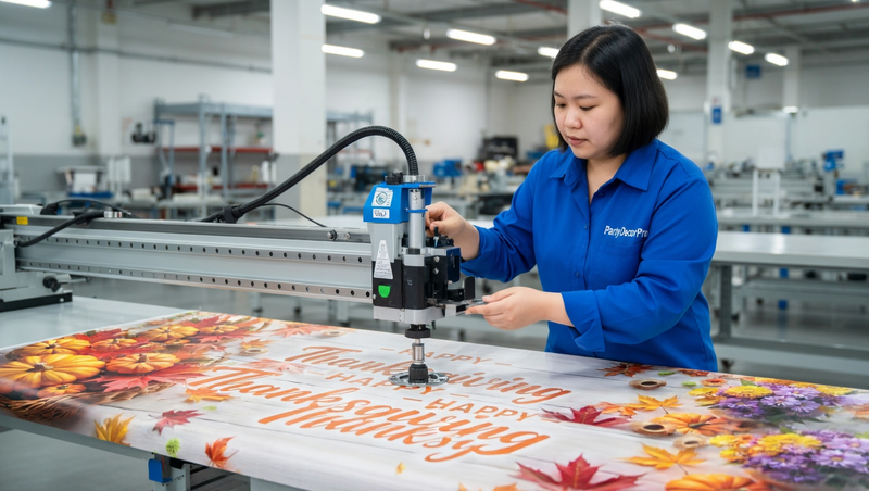 happy thanksgiving banner Manufacturing Process 