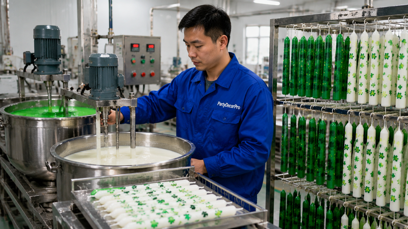 holiday decor candles Manufacturing Process 