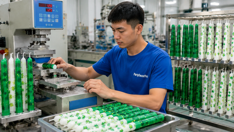 holiday decor candles Manufacturing Process 