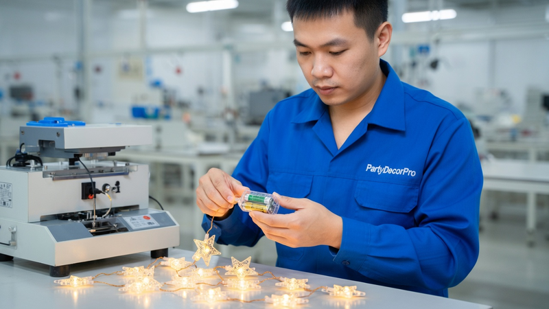 holiday lights Manufacturing Process 