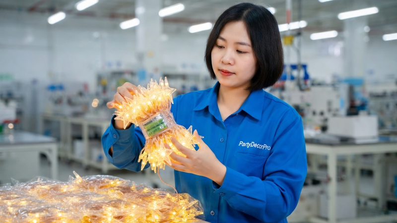 holiday lights Manufacturing Process 
