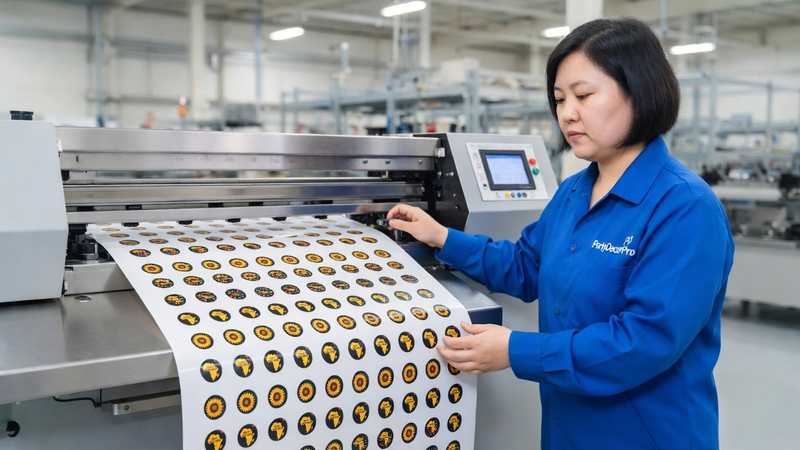 holiday stickers Manufacturing Process 