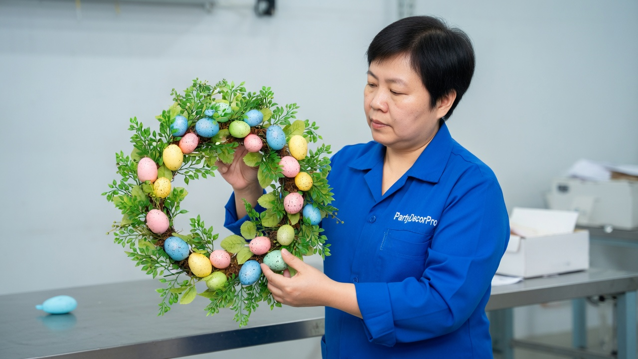 holiday wreath Manufacturing Process