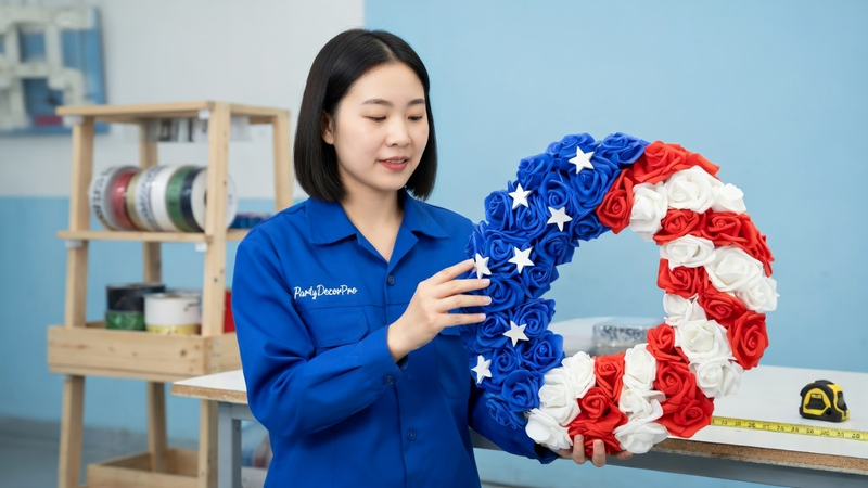 holiday wreath Manufacturing Process 