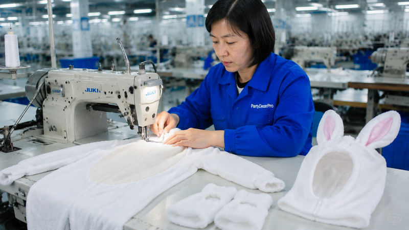 house bunny costume Manufacturing Process 