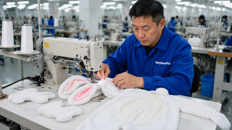 house bunny costume Manufacturing Process 