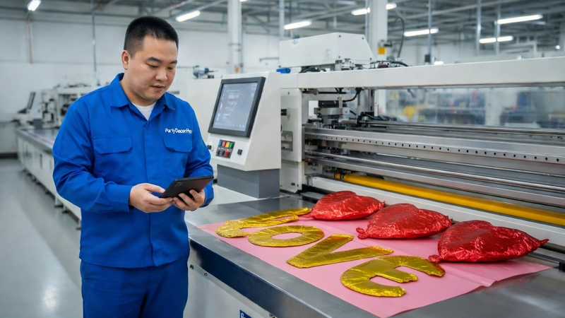 i love you balloons Manufacturing Process 