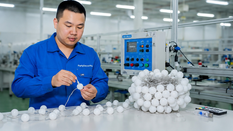 string lights Manufacturing Process