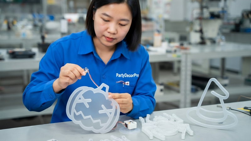 party lights Manufacturing Process 