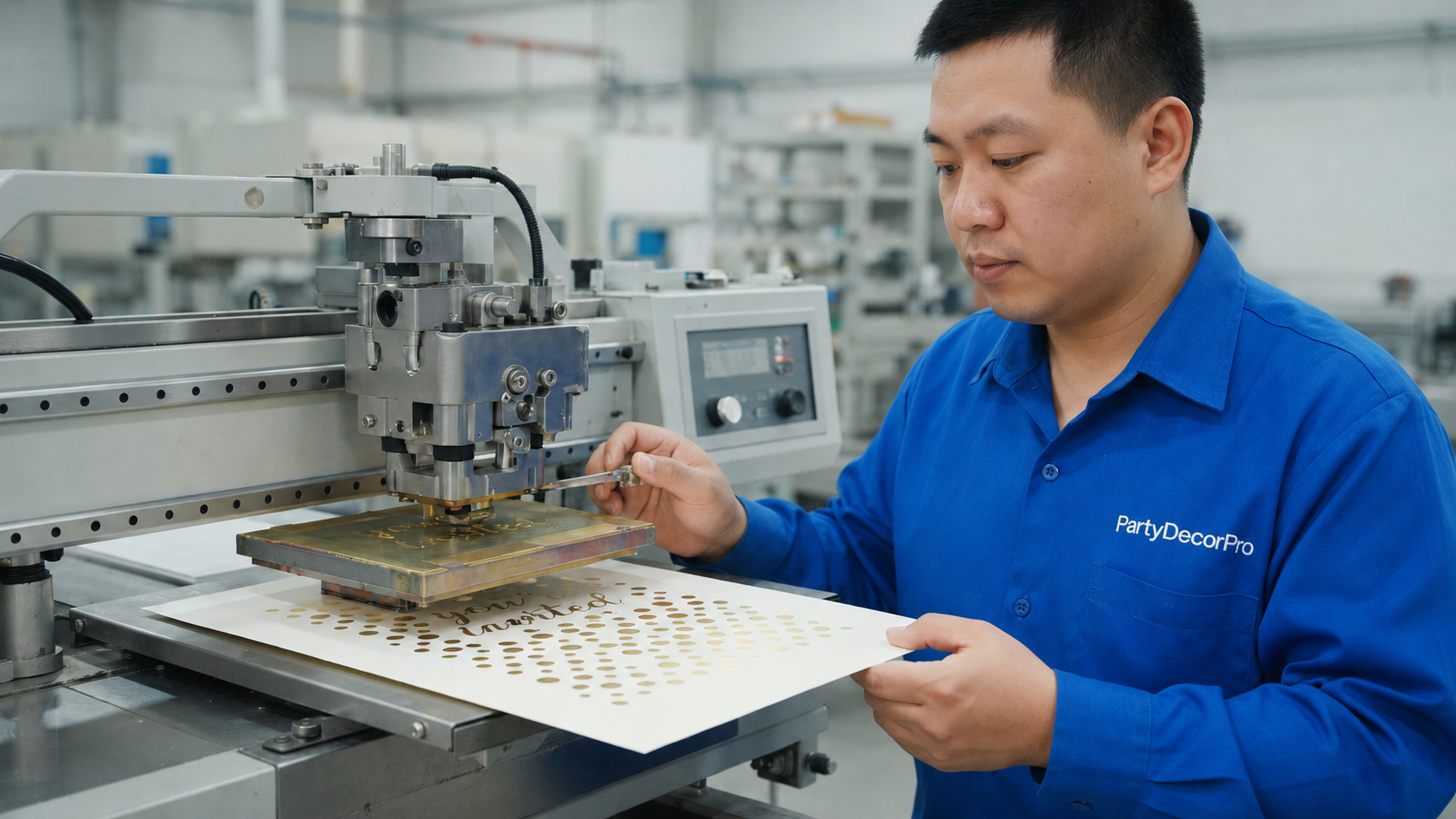 invitations custom Manufacturing Process 