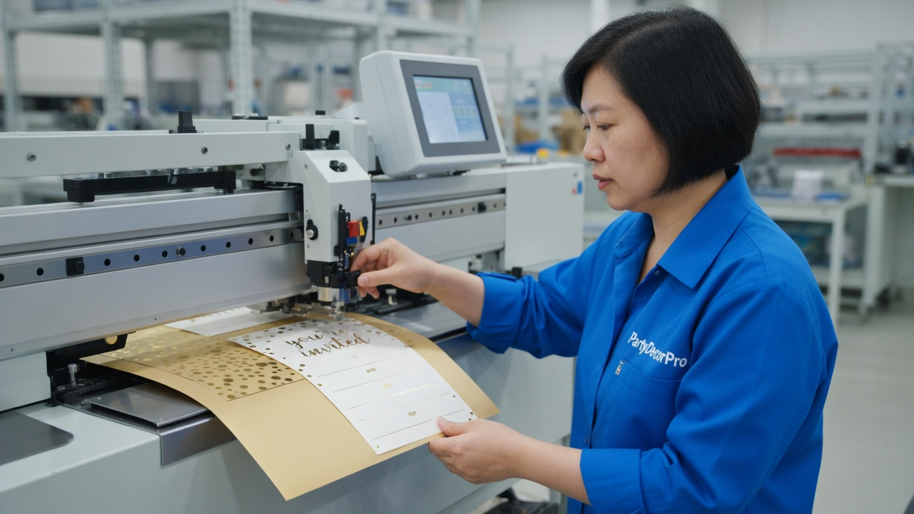 invitations custom Manufacturing Process 