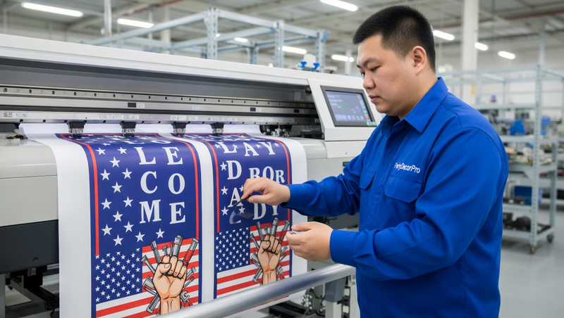 labor day banner Manufacturing Process 