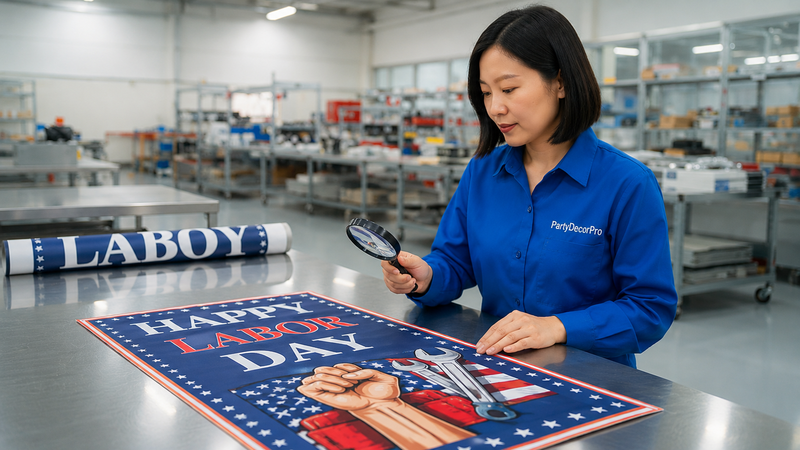 labor day banner Manufacturing Process 