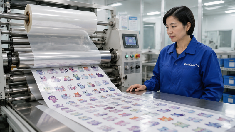 laptop stickers Manufacturing Process 