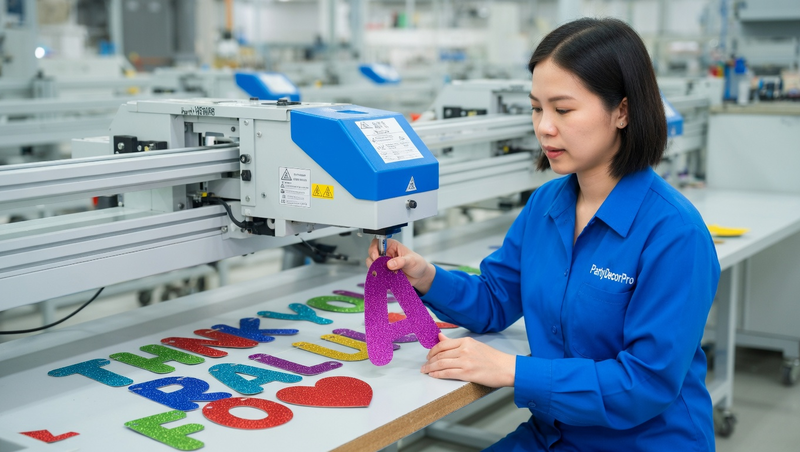 letter banner Manufacturing Process 