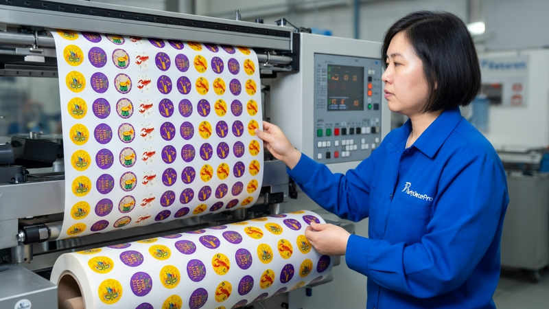 make stickers Manufacturing Process 