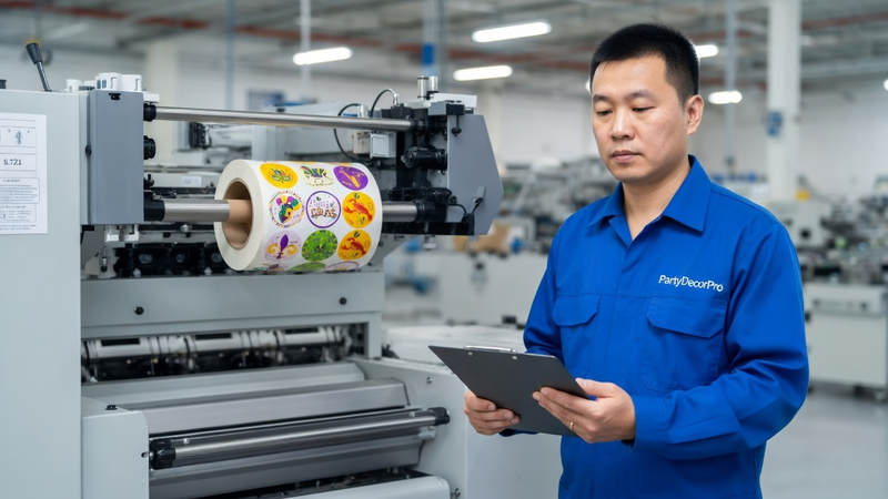 make stickers Manufacturing Process 