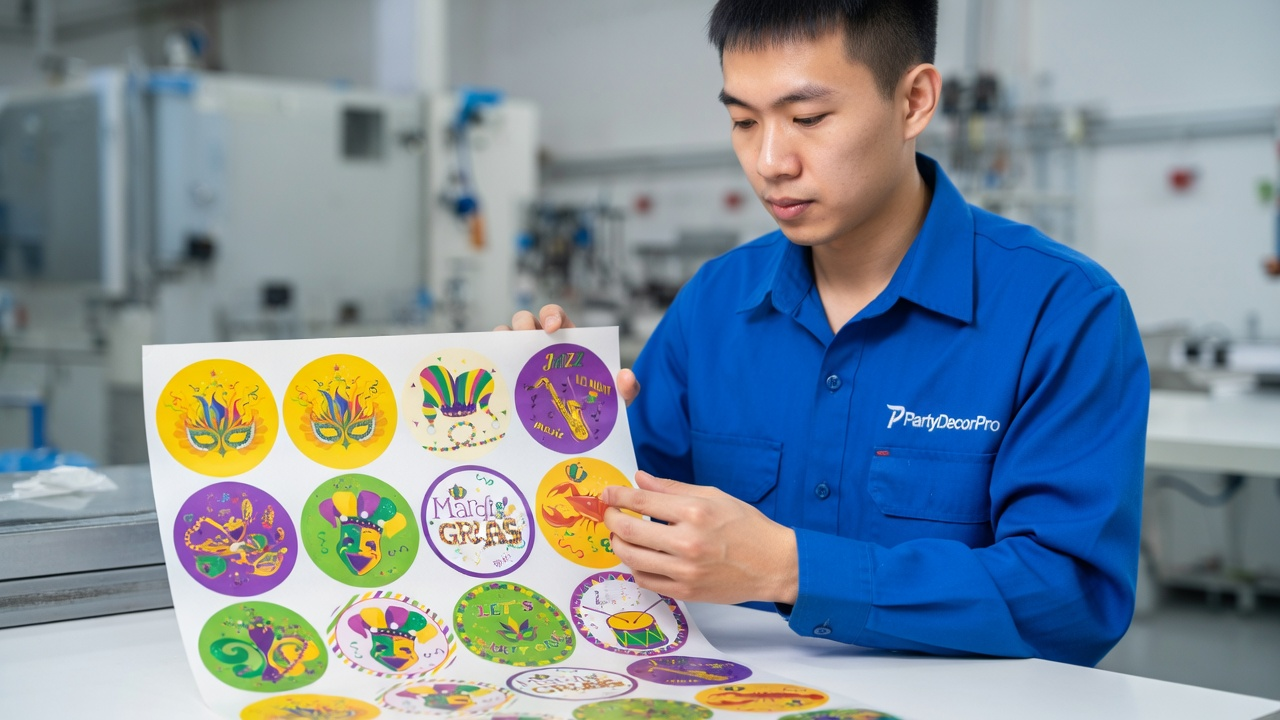 make stickers Manufacturing Process 