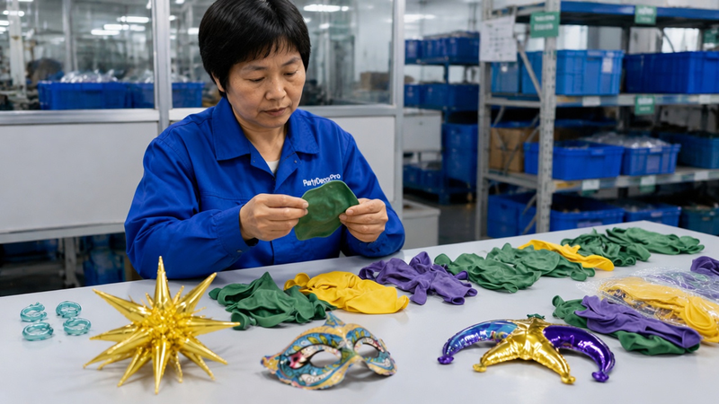 mardi gras balloon arch Manufacturing Process