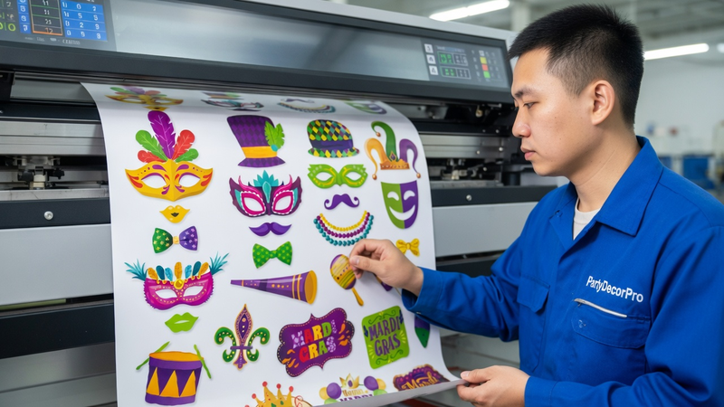 mardi gras photo booth props Manufacturing Process 