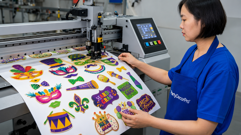 mardi gras photo booth props Manufacturing Process 