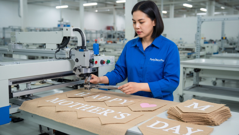 mothers day banner Manufacturing Process 