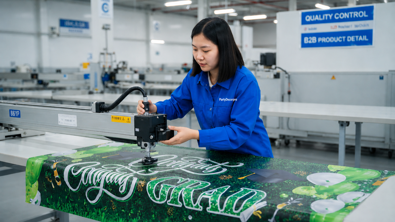 outdoor banner flags Manufacturing Process 