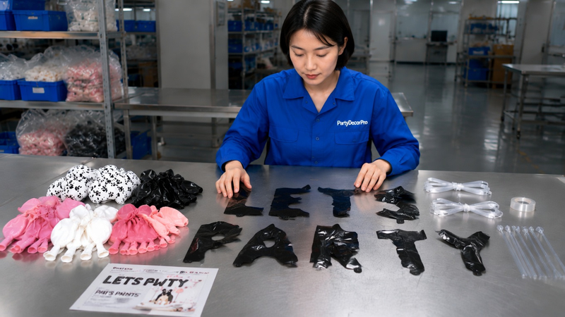 party balloon decorations Manufacturing Process 