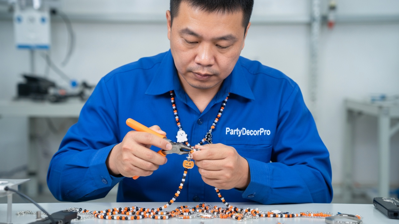 party bead necklaces Manufacturing Process 