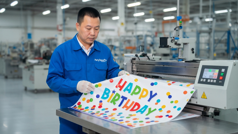 party decorations birthday Manufacturing Process 
