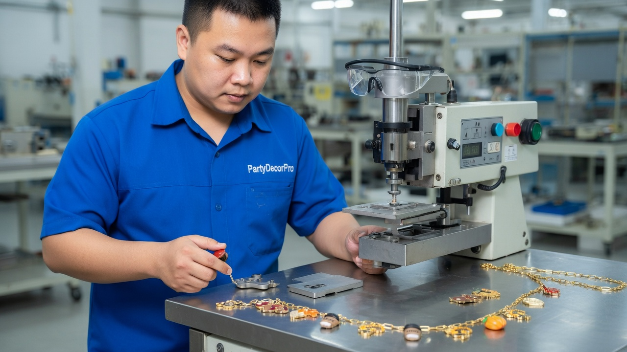 party necklaces Manufacturing Process 