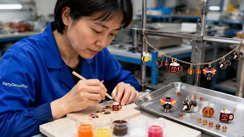 party necklaces Manufacturing Process 