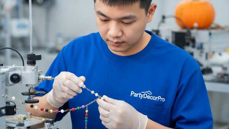 party necklaces Manufacturing Process 