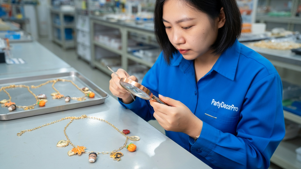 party necklaces Manufacturing Process 