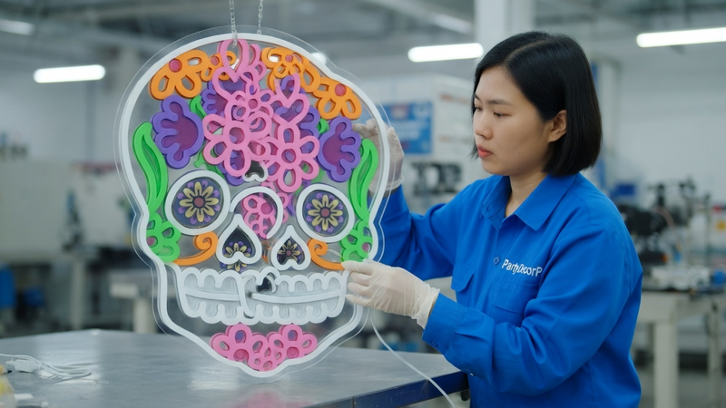 party supplies day of the dead Manufacturing Process 