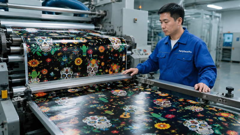 party tablecloths Manufacturing Process 