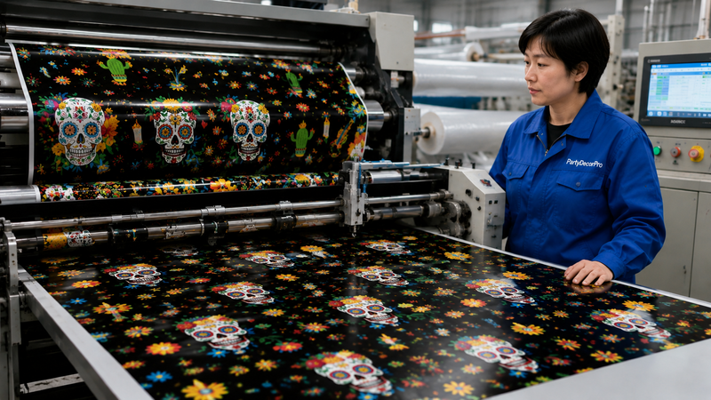 party tablecloths Manufacturing Process 
