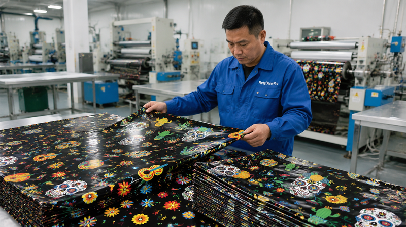 party tablecloths Manufacturing Process 