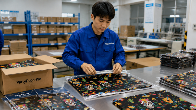 party tablecloths Manufacturing Process 
