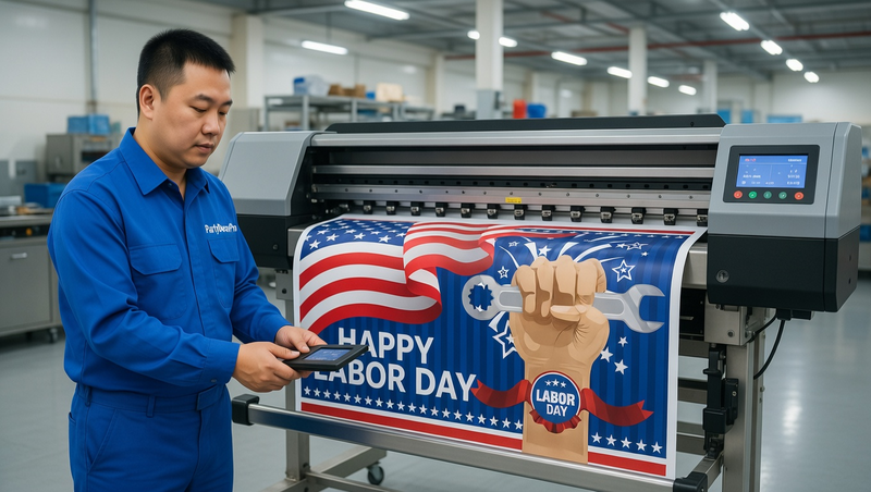 patriotic banner Manufacturing Process 