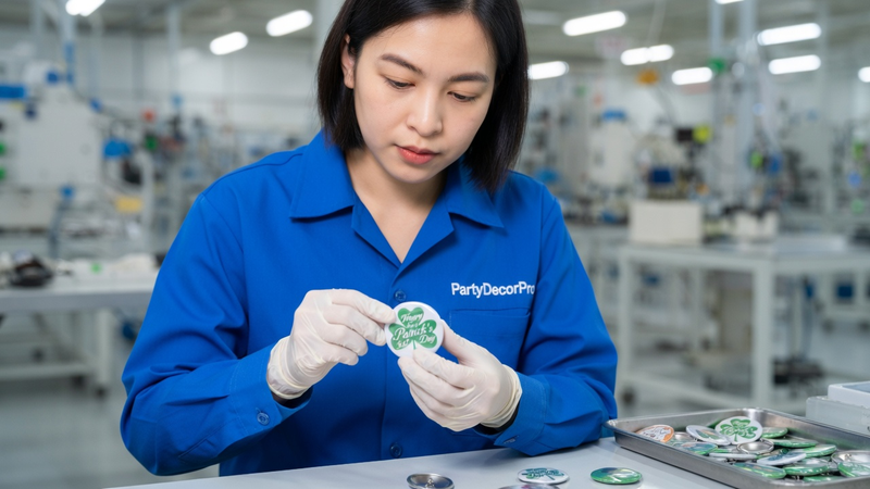 personalized button pins Manufacturing Process 
