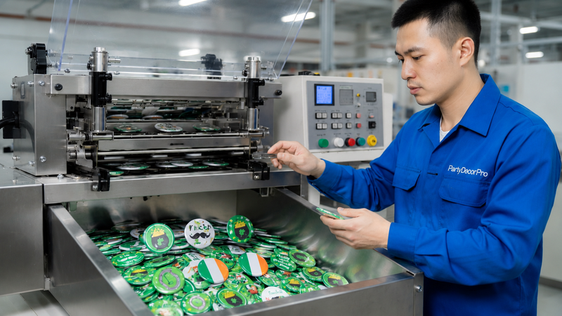personalized button pins Manufacturing Process 