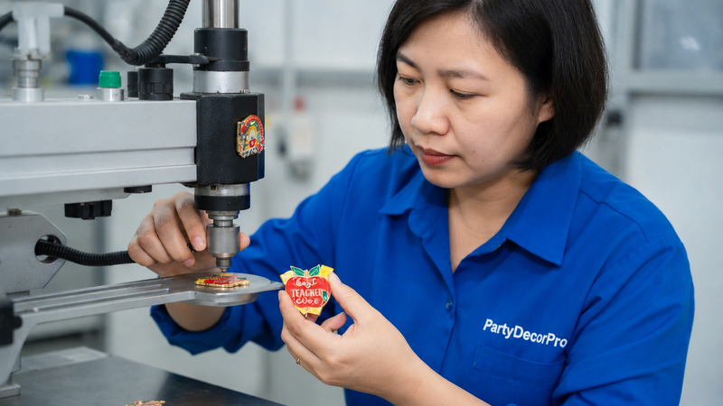 personalized buttons Manufacturing Process 