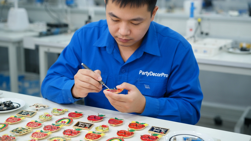 personalized buttons Manufacturing Process 