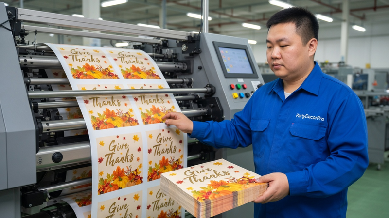 personalized napkins Manufacturing Process 