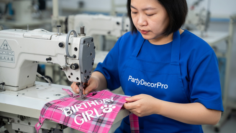 pet bandanas Manufacturing Process 
